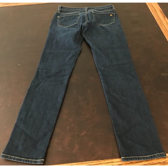 Kate Spade Jeans Women's Play Hooky Broome Street Skinny Dark Blue Denim - 25 - Picture 2 of 14
